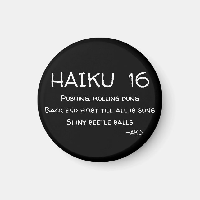 HAIKU 16 MAGNET (Framsidan)