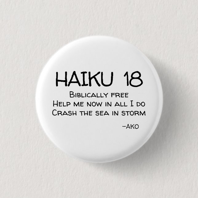 HAIKU 18 KNAPP (Framsida)