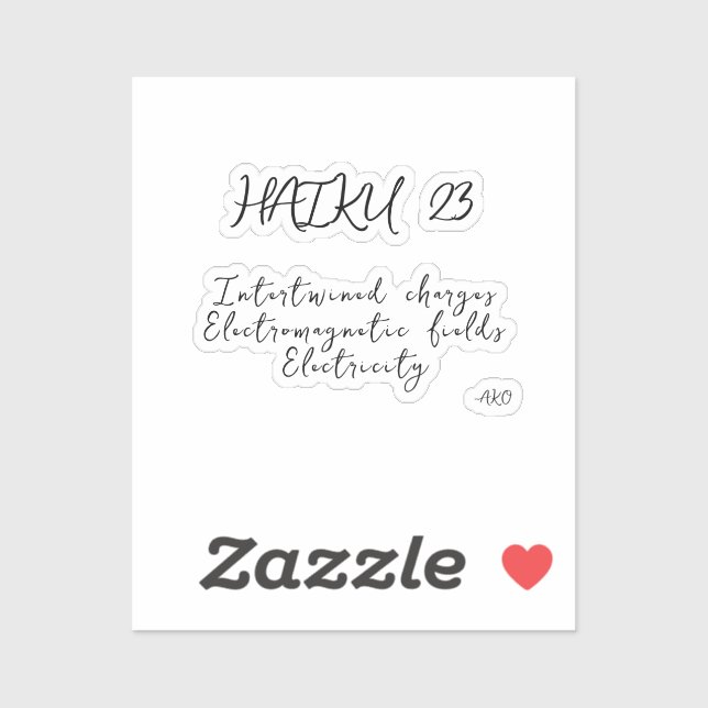 HAIKU 23 KLISTERMÄRKEN (Ark)