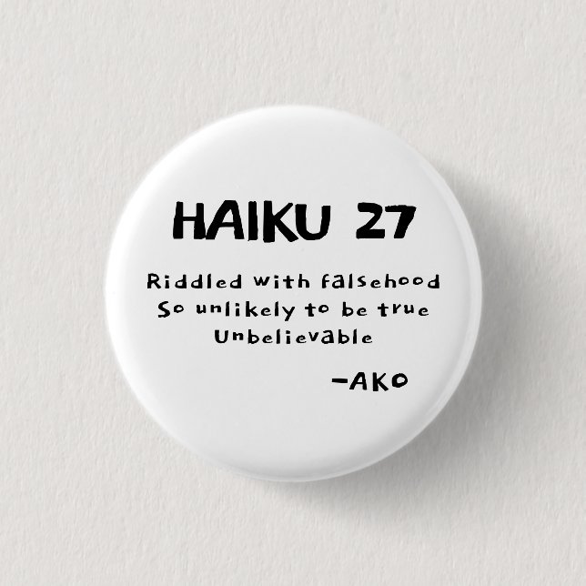 HAIKU 27 KNAPP (Framsida)