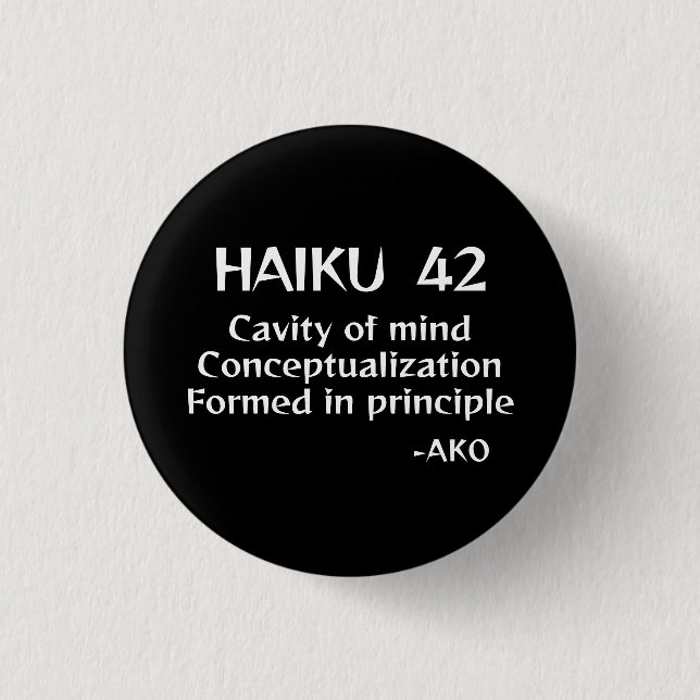 HAIKU 42 KNAPP (Framsida)