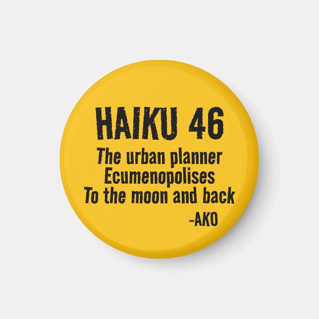 HAIKU 46 MAGNET (Framsidan)
