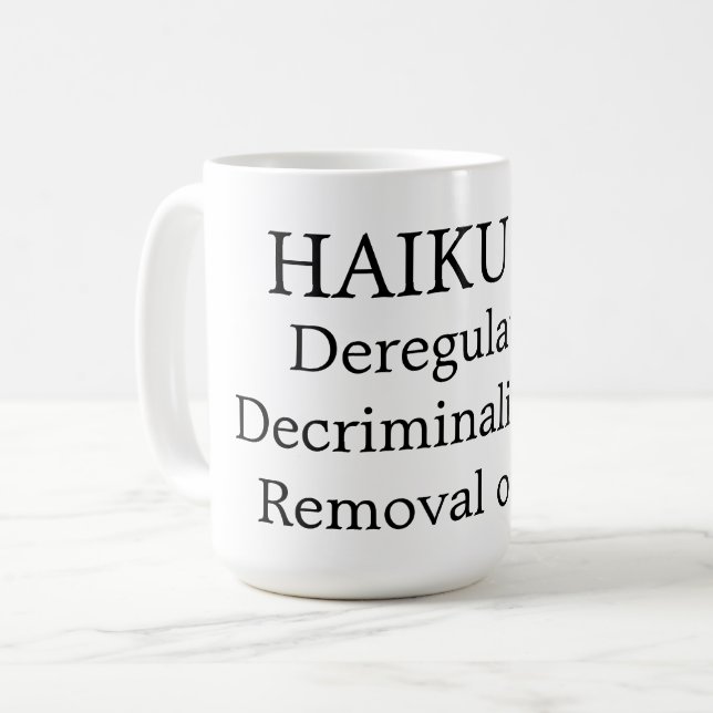 HAIKU 48 KAFFEMUGG (Framsida vänster)