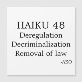 HAIKU 48 MAGNETISKT KORT