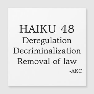 HAIKU 48 MAGNETISKT KORT