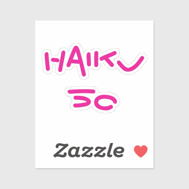 HAIKU 50 KLISTERMÄRKEN (Ark)