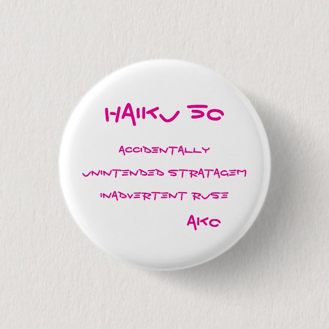 HAIKU 50 KNAPP (Framsida)