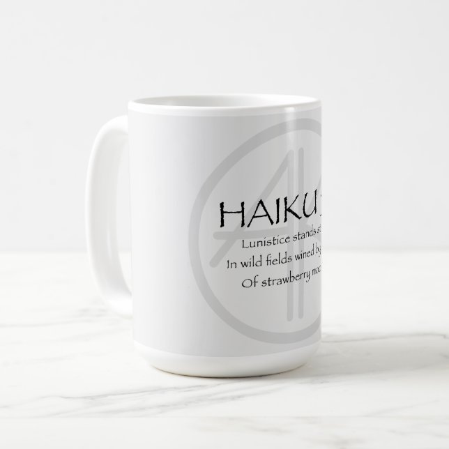 HAIKU 52 KAFFEMUGG (Framsida vänster)