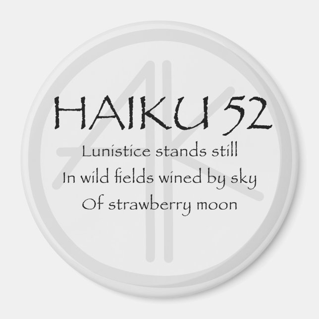 HAIKU 52 MAGNET (Framsidan)