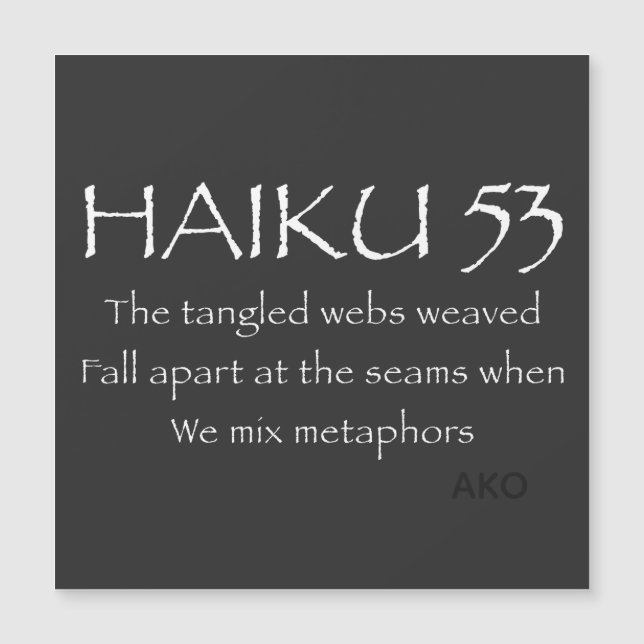 HAIKU 53 (Framsida)