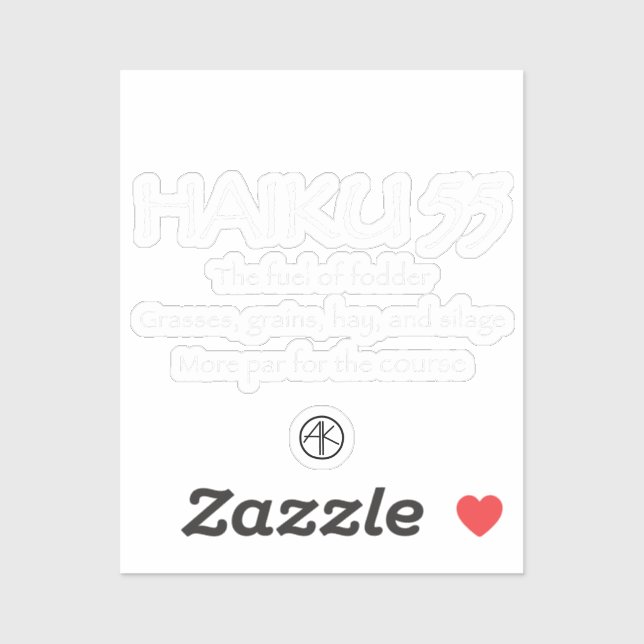 HAIKU 55 KLISTERMÄRKEN (Ark)