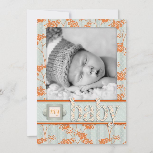 Haiku Baby annons Card Meddelande (Framsida)