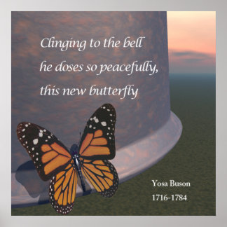 Haiku - Den nya fjärilen Poster