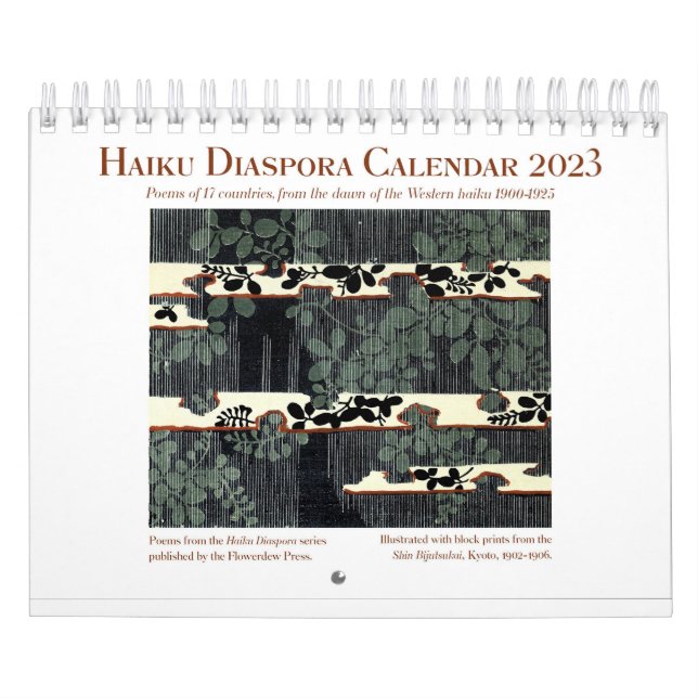 Haiku Diaspora Calendar 2023 Kalender (Omslag)