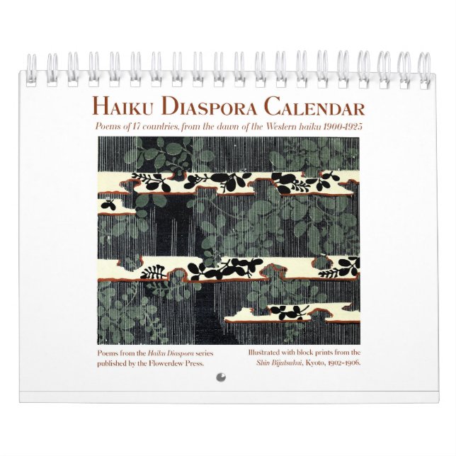 Haiku Diaspora Calendar 2024 Kalender (Omslag)