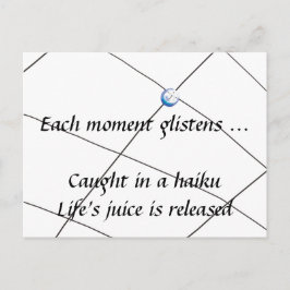 Haiku - livsjuice vykort