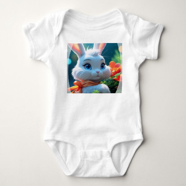 Haiku Mysiga Baby Romper T Shirt (Framsida)