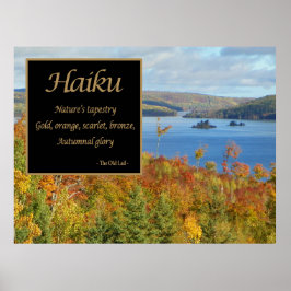 Haiku Nature's Tapestry Photographic Poster
