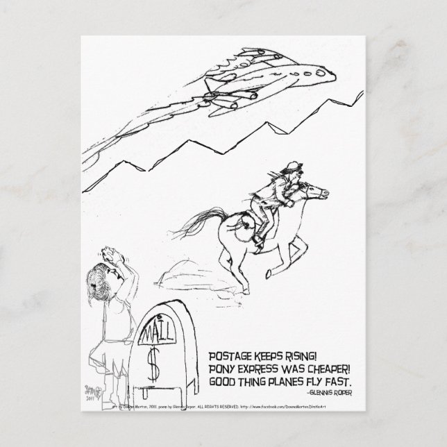 Haiku, ökning av posttaxa vykort (Framsida)