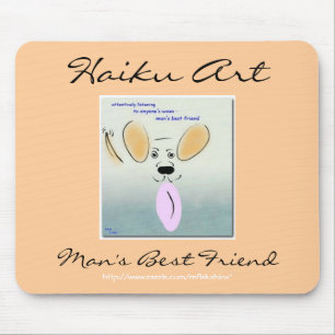 Haikukonstman bästa vän Mousepad Musmatta