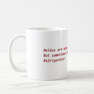 Haikus är den lätta muggen kaffemugg