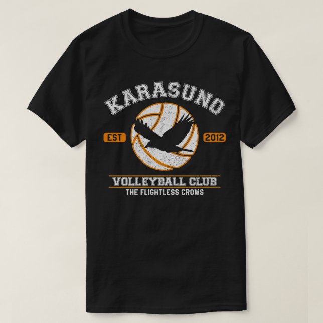 HAIKYUU KARASUNO VOLLEYBALL KLUBB T SHIRT (Design framsida)