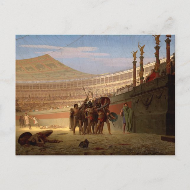 Hail Caesar Vi som ska dö Salute du Vykort (Framsida)