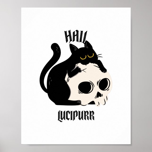 Hail Lucipurr Poster (Framsidan)