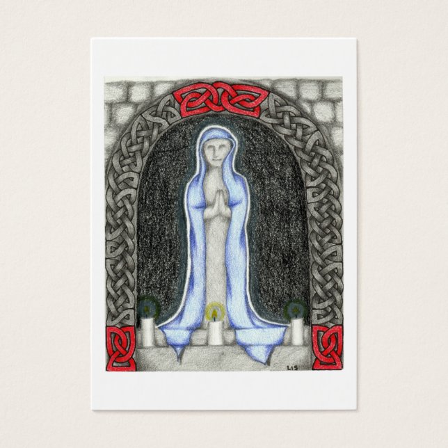 Hail Mary-böykort Visitkort (Framsidan)