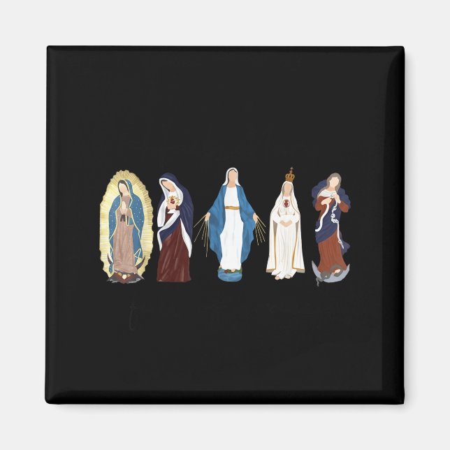 Hail Mary Full Of Grace, Blessed Virgin Mary, Bibl Magnet (Framsidan)