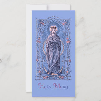 Hail Mary, Fullt av Grace Prayer Card