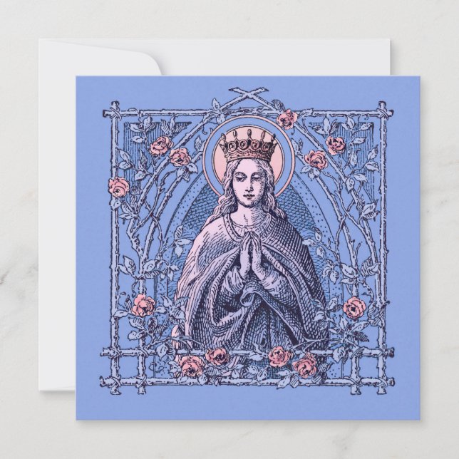 Hail Mary, Fullt av Grace Prayer Card Inbjudningar (Framsida)