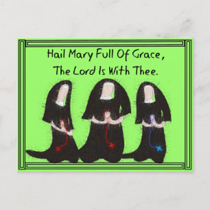 "Hail Mary Fullt of Grace" Vykort