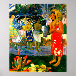 Hail Mary (Ia Orana Maria) (1891) av Paul Gauguin Poster