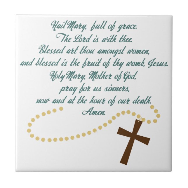 Hail Mary Kakelplatta (Framsidan)