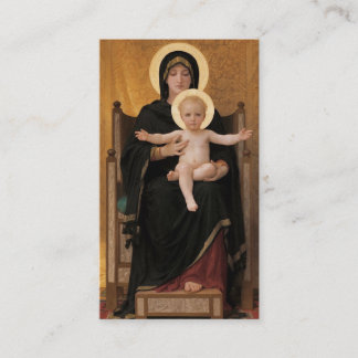 Hail Mary Latin- och English Prayer Card Visitkort