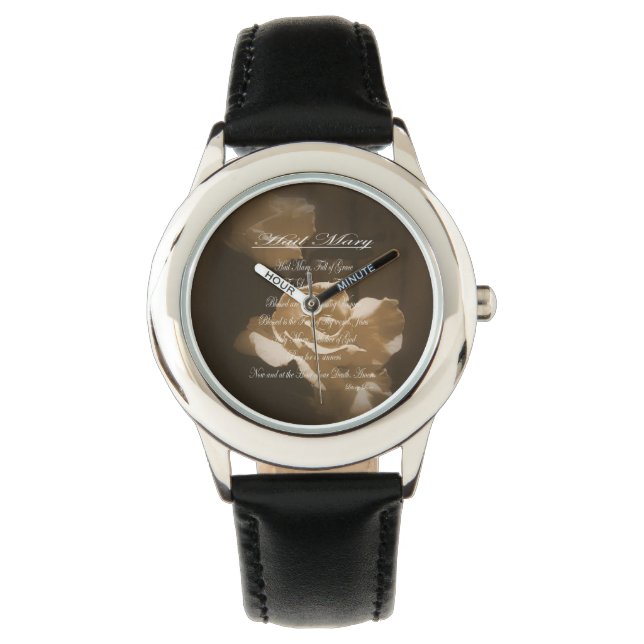 Hail Mary Prayer Armbandsur (Framsida)