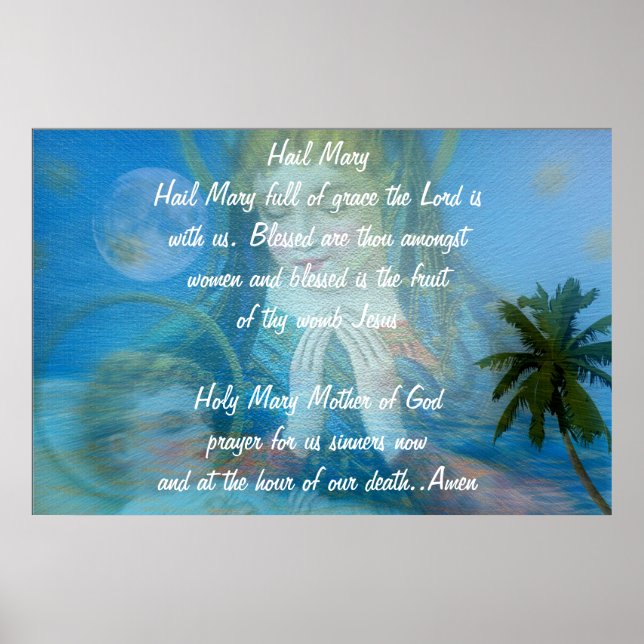 HAIL MARY PRAYER BEAUTIFUL POSTER (Framsidan)