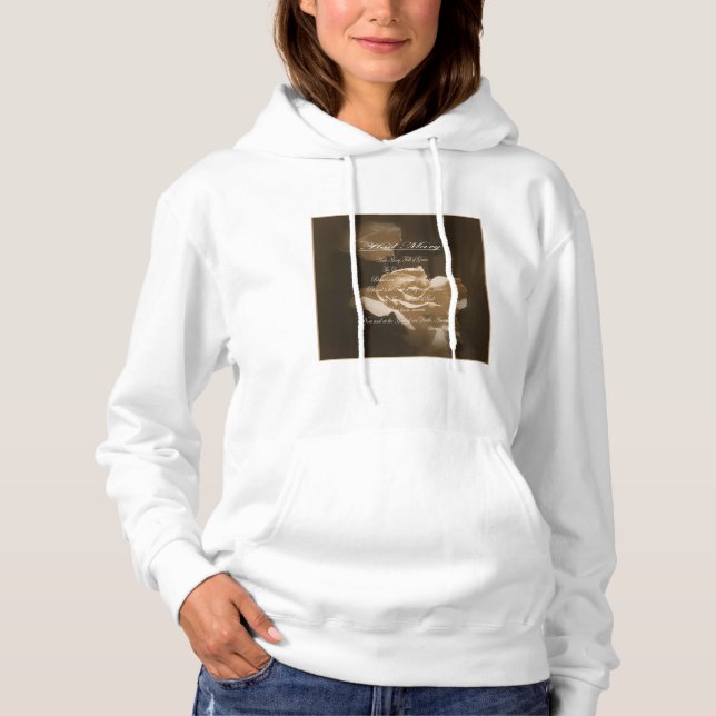 Hail Mary Prayer T Shirt (Framsida)