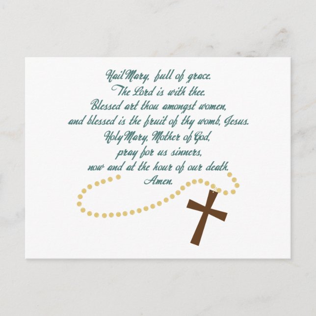 Hail Mary Vykort (Framsida)