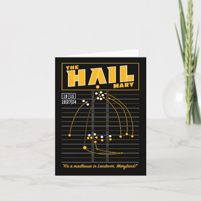 Hail Mary - Washington  Kort (Framsida)