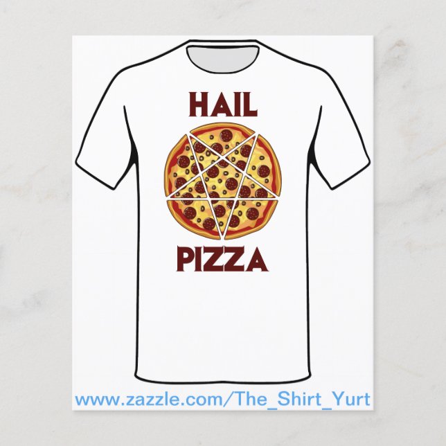 Hail Pizza Flygblad (Framsidan)