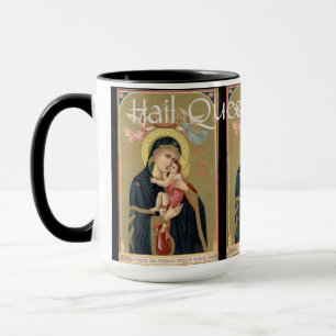 Hail Queen of Heaven, Prayer Mugg.  Mugg