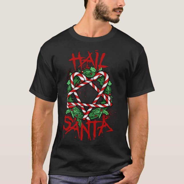 HAIL SANTA Classic T-Shirt (Framsida)