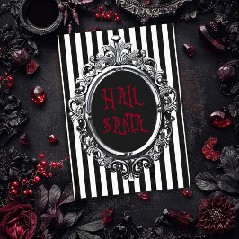 Hail Santa julkort Tack Kort