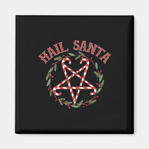 Hail Santa Krampus Clothing Magnet
