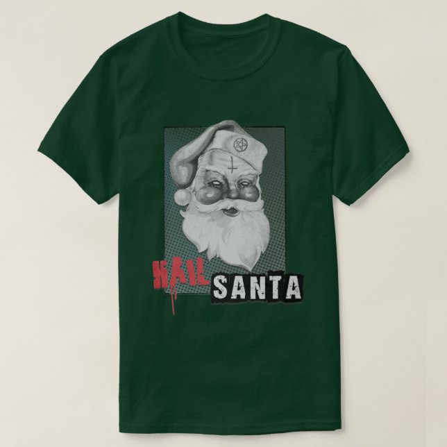 HAIL SANTA T SHIRT (Design framsida)