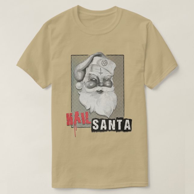 HAIL SANTA T SHIRT (Design framsida)