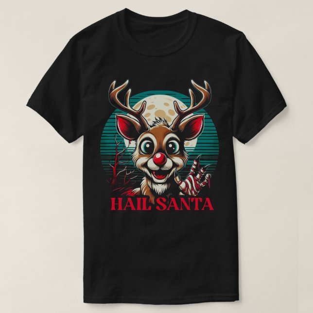 Hail Santa T Shirt (Design framsida)
