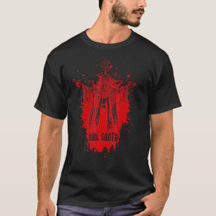 Hail Santa Ugly God jul Sleigher Heavy M T Shirt
